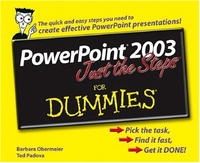 Powerpoint 2003 Just The Steps For Dummies артикул 13344d.